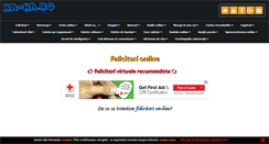 Desktop Screenshot of felicitari.ha-ha.ro