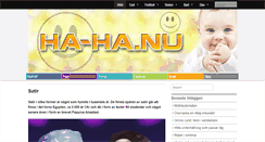 Desktop Screenshot of ha-ha.nu